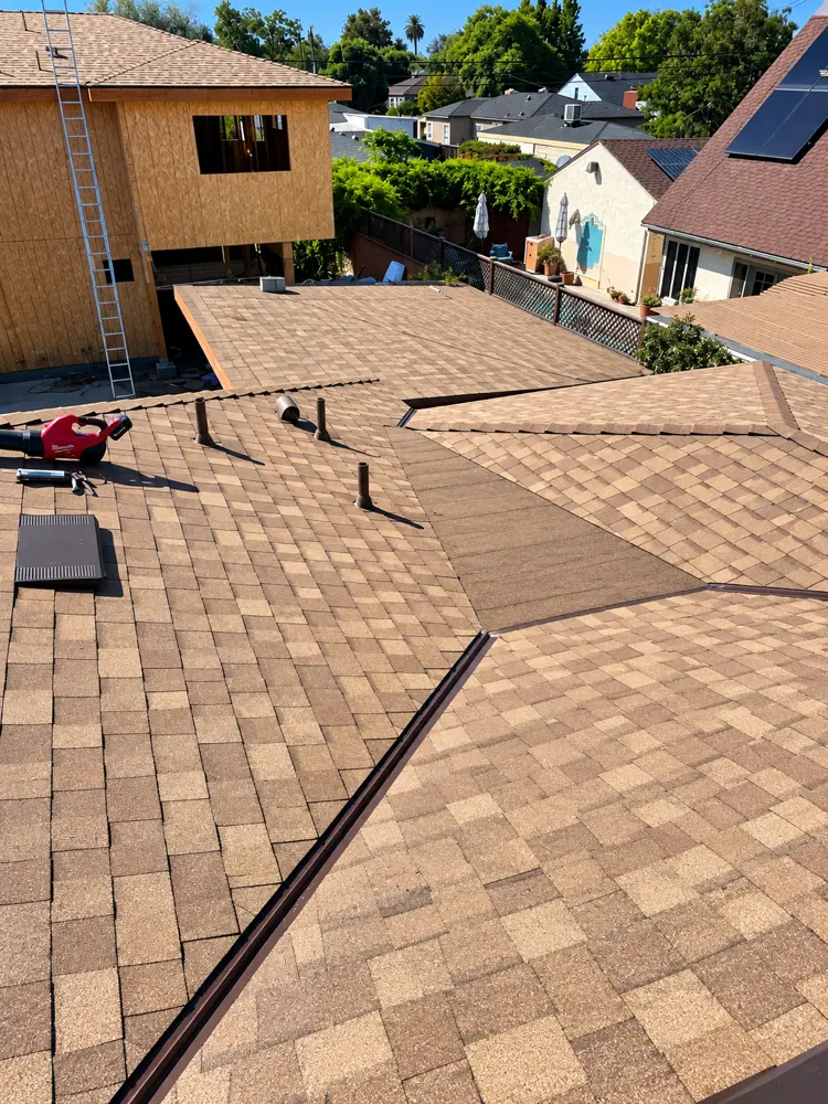 Valleys lined on a Long Beach re-roof